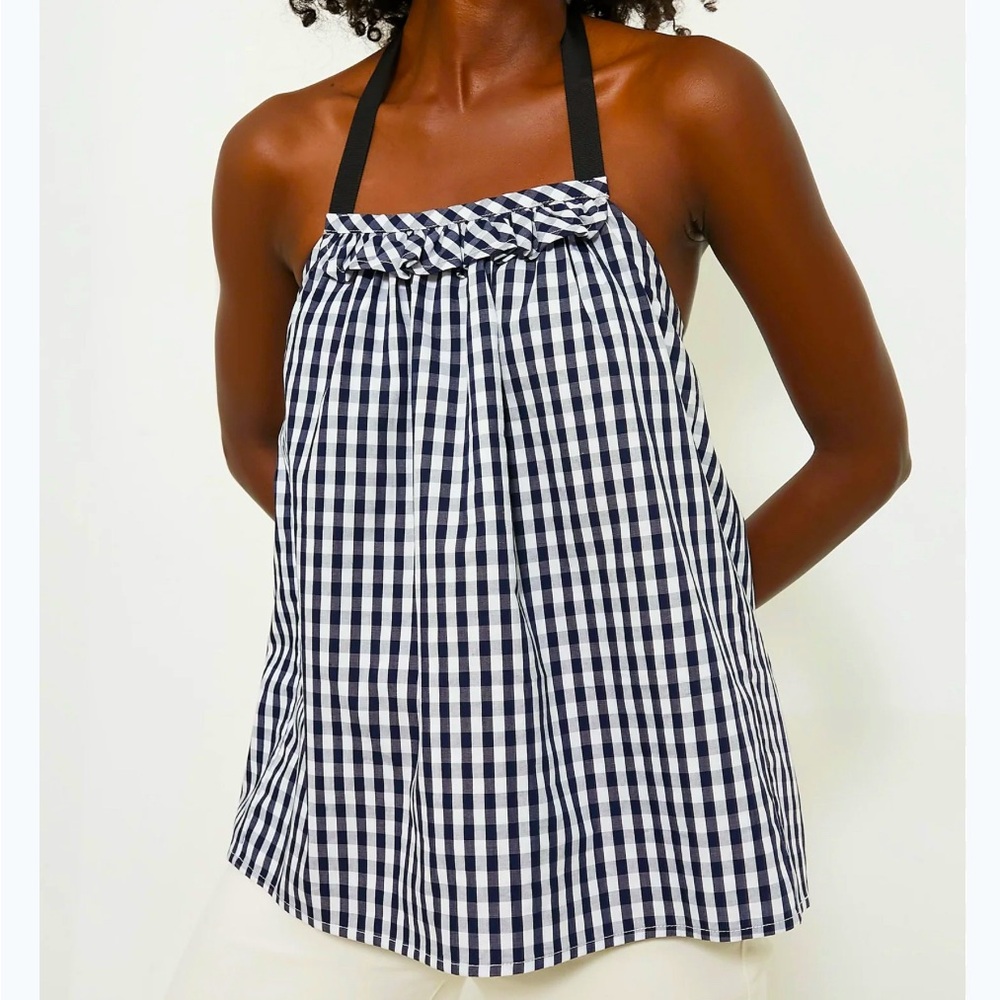 Tuckernuck Black and White Gingham Tank Top